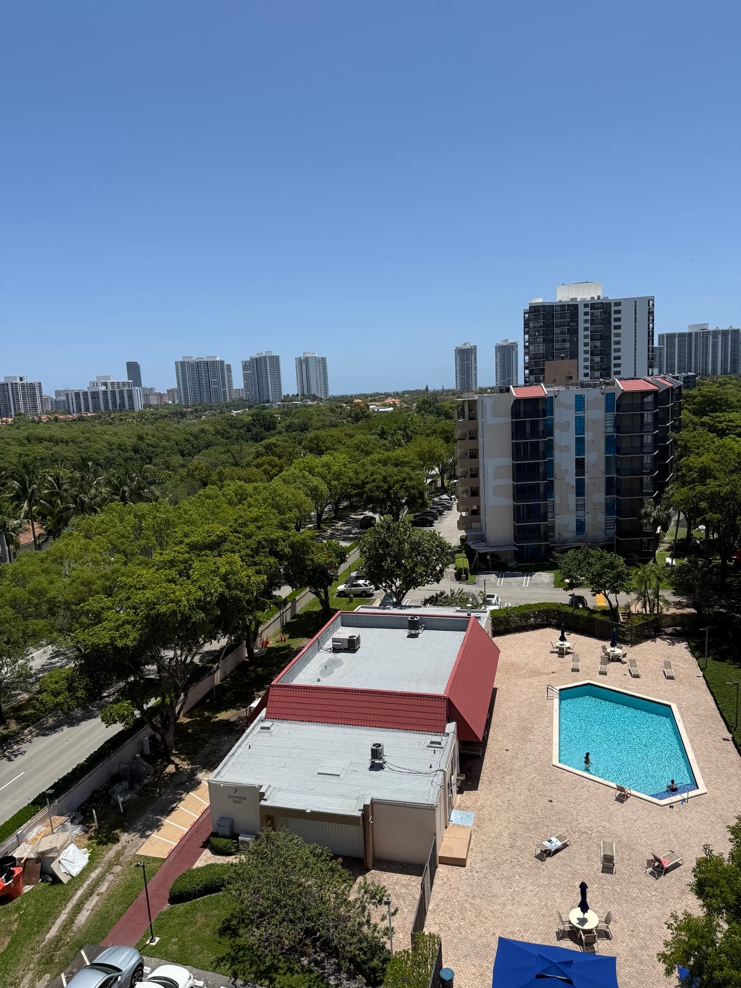 On-site photo from a Sovereign Roofing job in South Florida