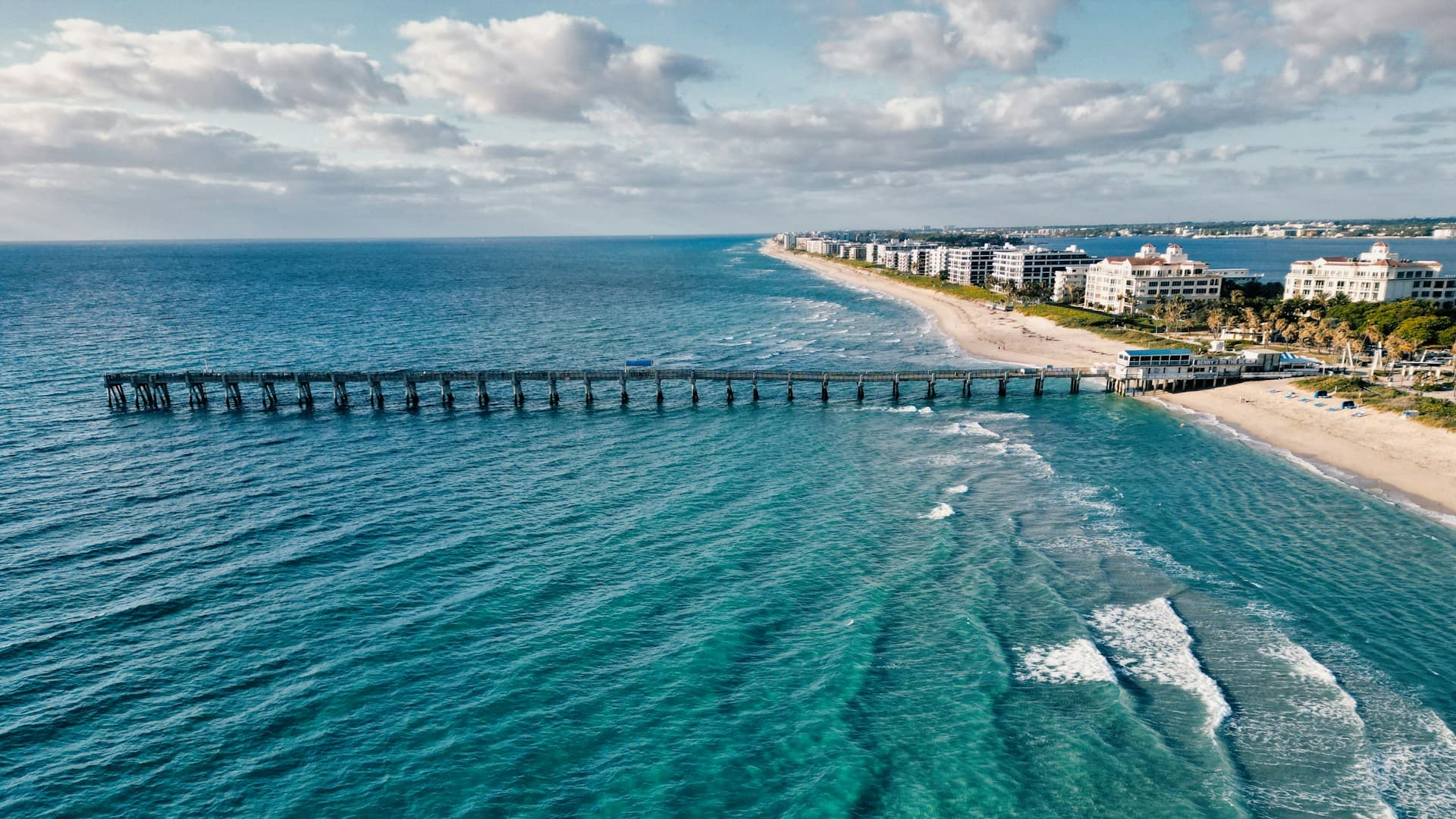 Lake Worth Pier and coastline — Palm Beach County, Florida (regional Broward & Palm Beach service area)